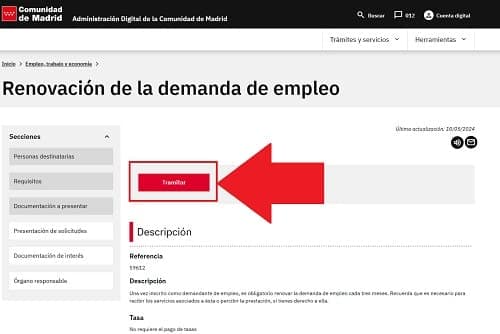 Sellar paro Madrid por internet 1 Portal Oficina de empleo para sellar el paro por internet en Madrid