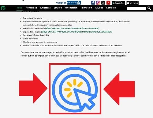 Sellar paro Extremadura por internet 2 Sellar el paro Extremadura por internet portal SEXPE
