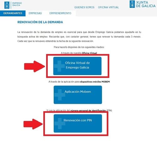 Sellar paro Galicia por internet 2 sellar paro galicia internet emprego