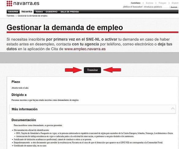 Sellar paro Navarra por internet 2 renovar el paro en navarra por internet