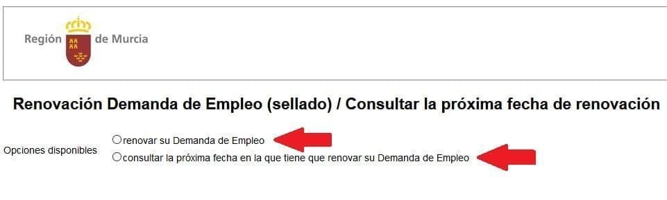 Sellar paro Murcia por internet 2 renovar el paro en murcia online